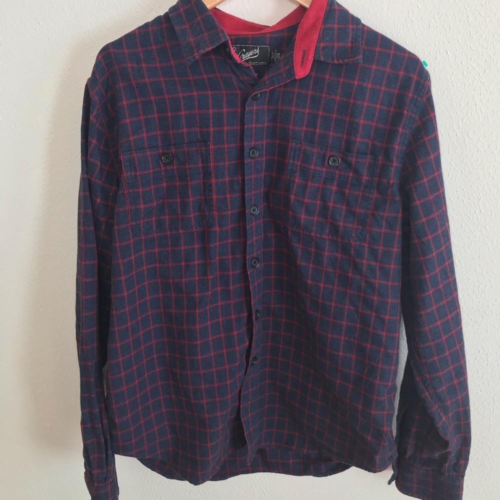Plaid Cotton Button Down
